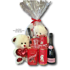 Bubbly Bear Sweet Valentine Love Hatbox